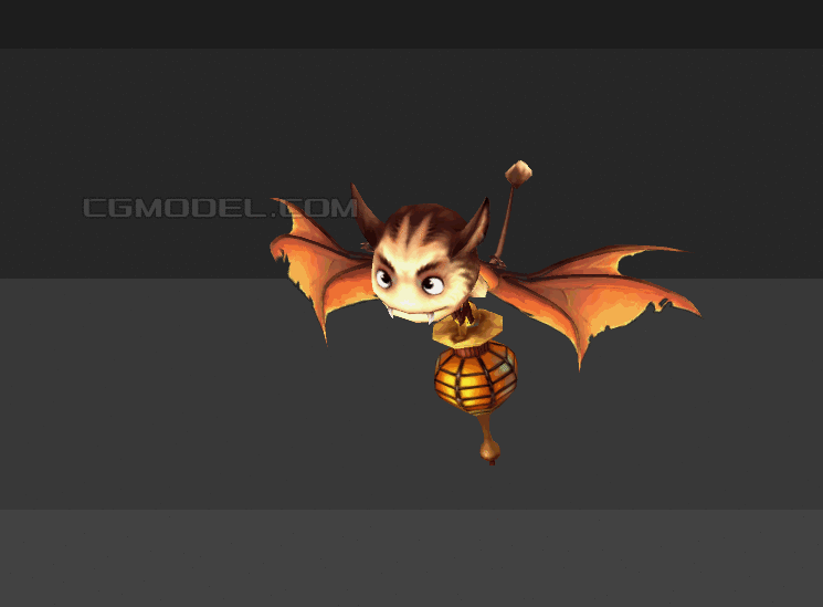 3dmax 蝙蝠动画 bip骨骼动作