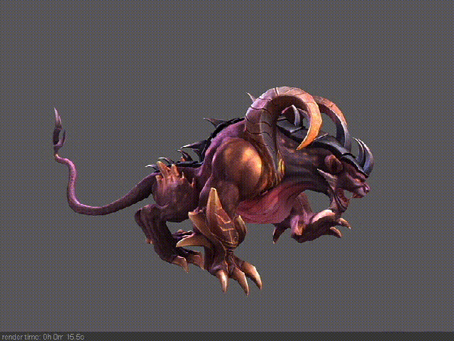 次世代地狱魔犬 狂豹 妖兽 魔兽 带动画