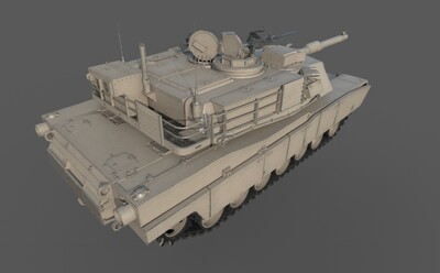 pbr 材质 m1a2主战坦克 m1主战坦 克艾布拉姆斯 m1a1主战坦克 美国