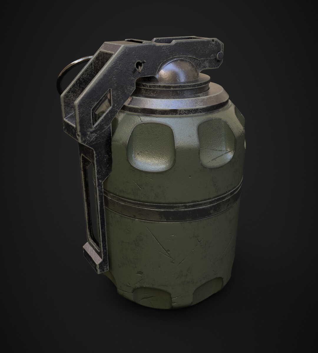 手雷_云9555作品_游戏/影视/动画_cg模型网