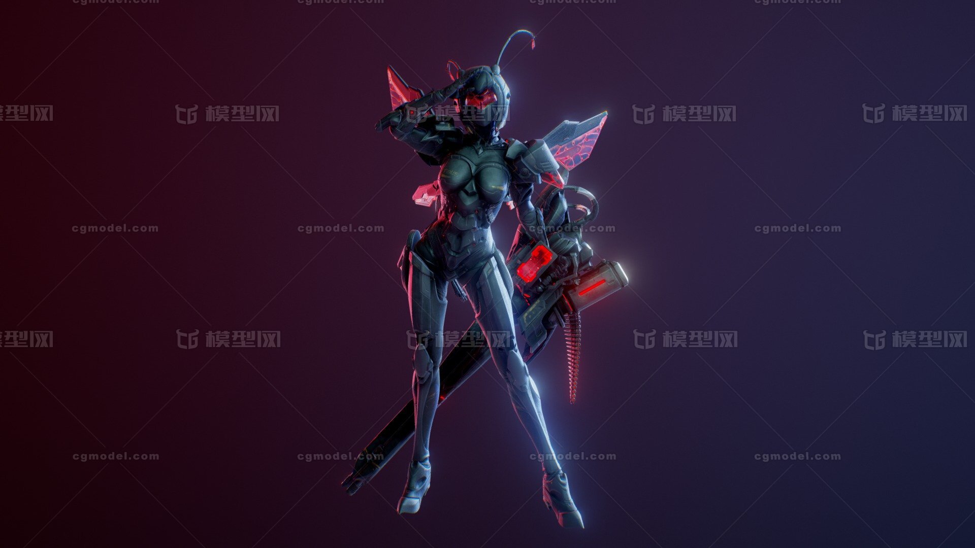 赛博朋克 科幻未来  人工智能  仿生人 机器人工厂 战斗战士