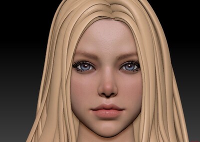 可调节的美型人体 zbrush裸模 素_huadiandong作品_人物女人_cg模型网