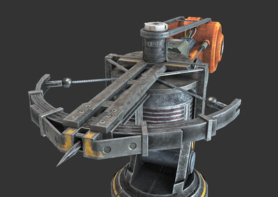 pbr次世代 连射弩枪 科幻弩枪 自动弩枪 连发弩 炮塔 炮台 武器系统