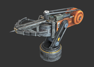 pbr次世代 连射弩枪 科幻弩枪 自动弩枪 连发弩 炮塔 炮台 武器系统