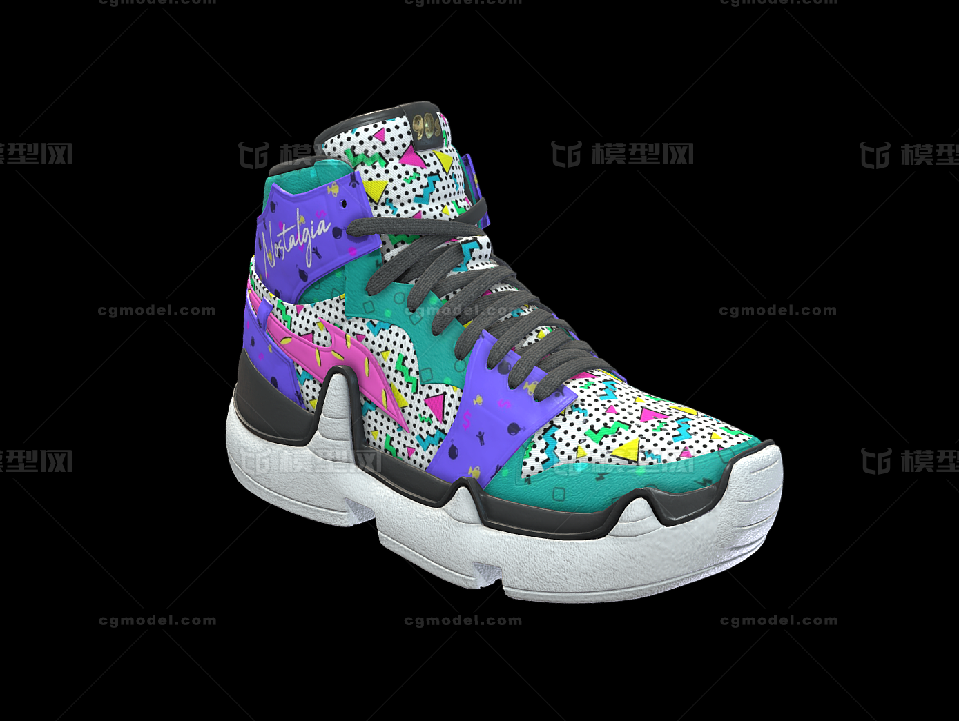 写实平底鞋 休闲鞋 鞋子 平底鞋_498696315作品_生活用具穿戴服饰_cg