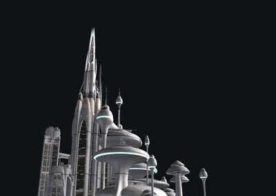 科幻城市 未来城市 科幻城市建筑 未来城市建筑 未来科技科幻城市