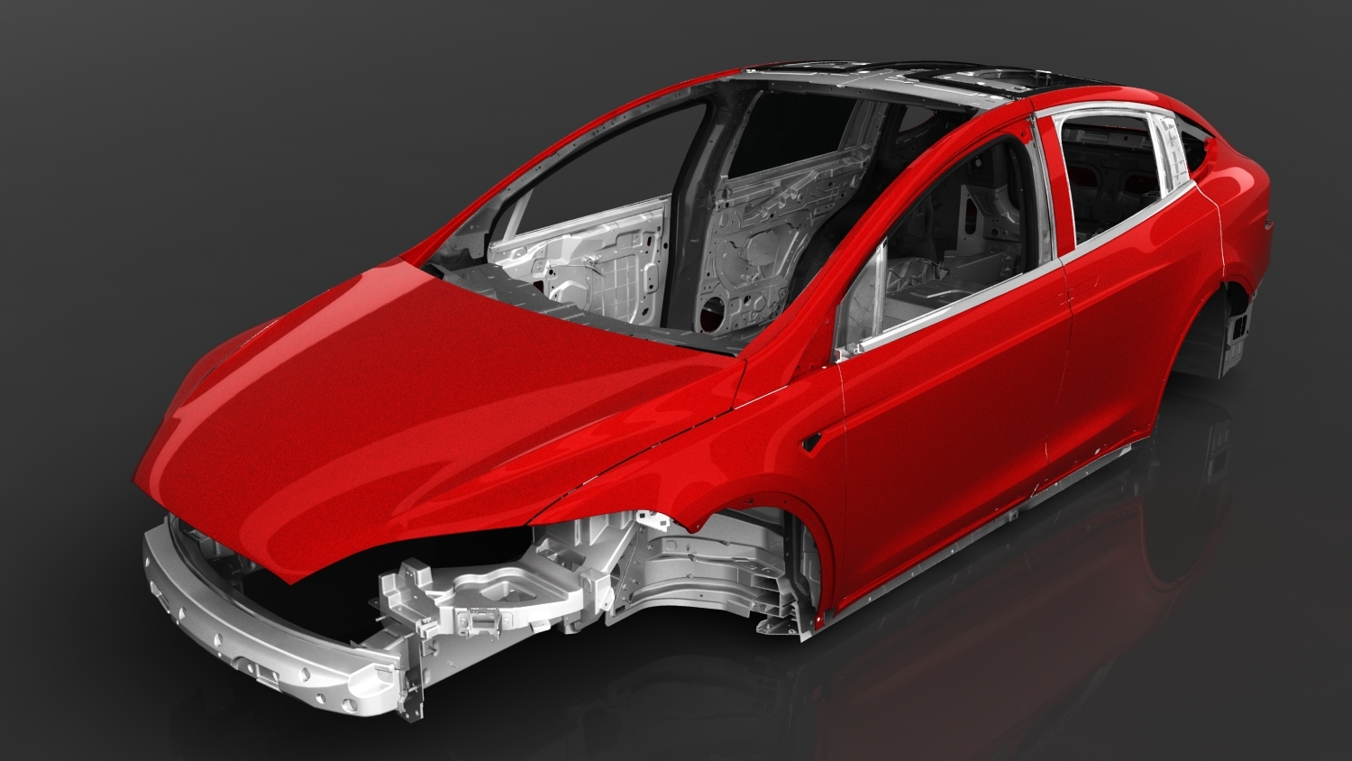 新能源汽车 车架系统 汽车底盘 汽车框架 电动汽车 合金车架 汽车骨架