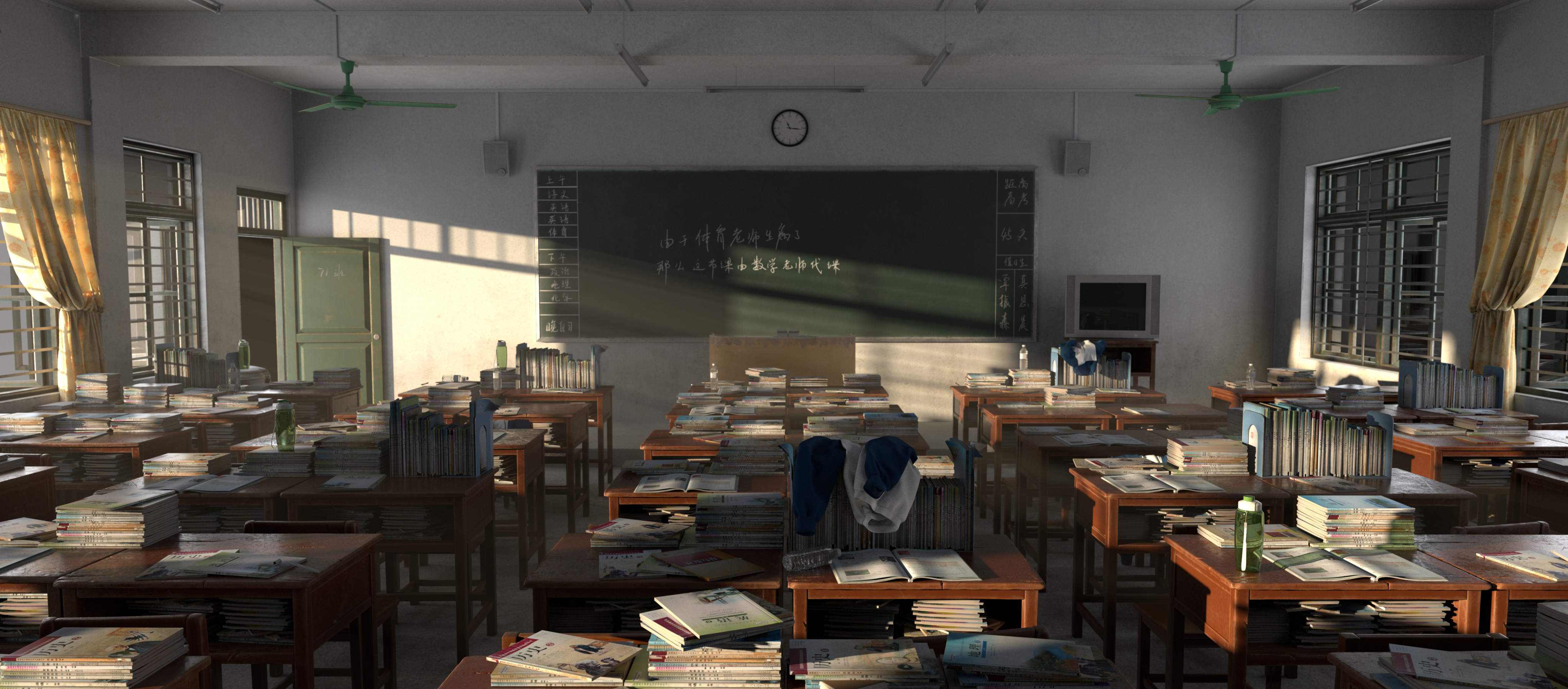 回忆旧时光系列(一):《高中教室篇》