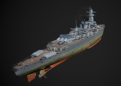 德国 德意志帝国海军 施佩伯爵海军上将号重巡洋舰 军舰 巡洋舰 战船