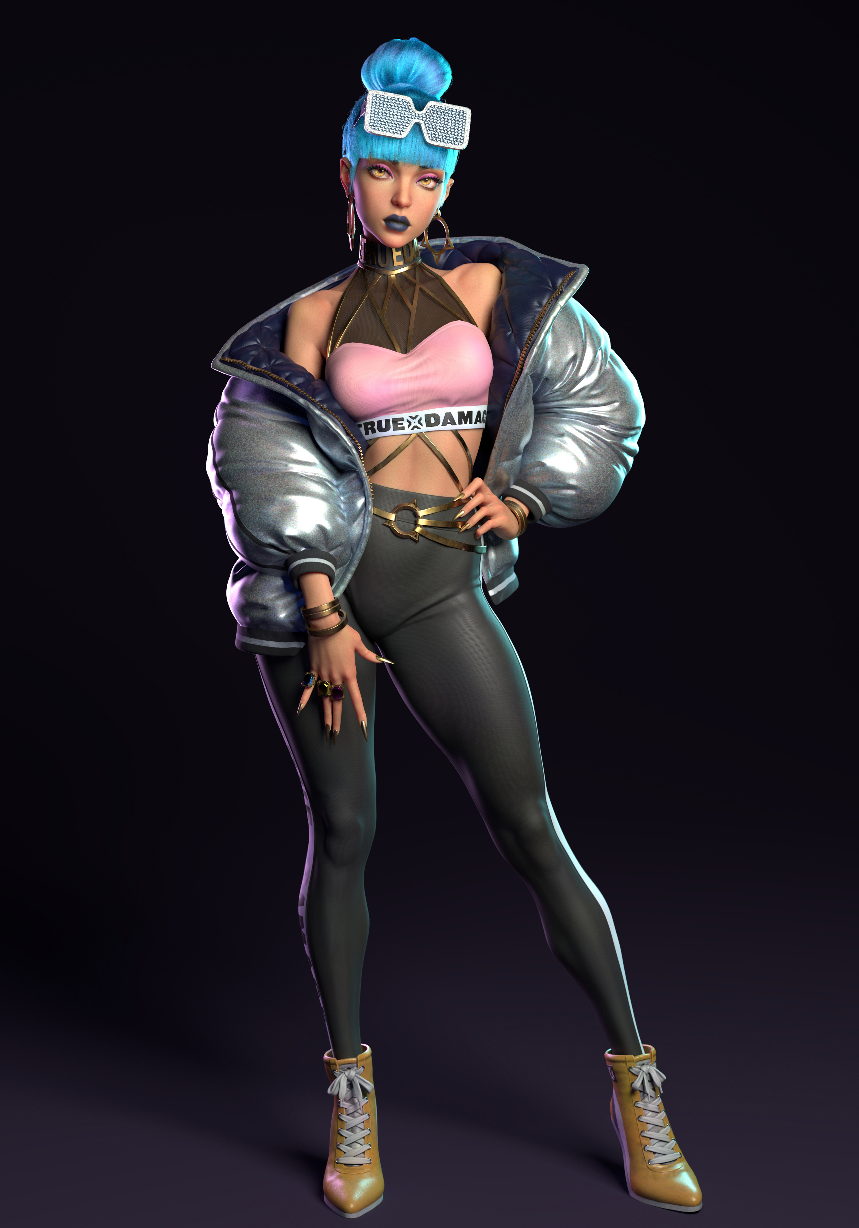 qiyana_lingjie z作品_角色/人物/生物_cg模型网