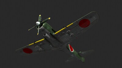 ki-84疾风 四式战斗机 日本战斗机