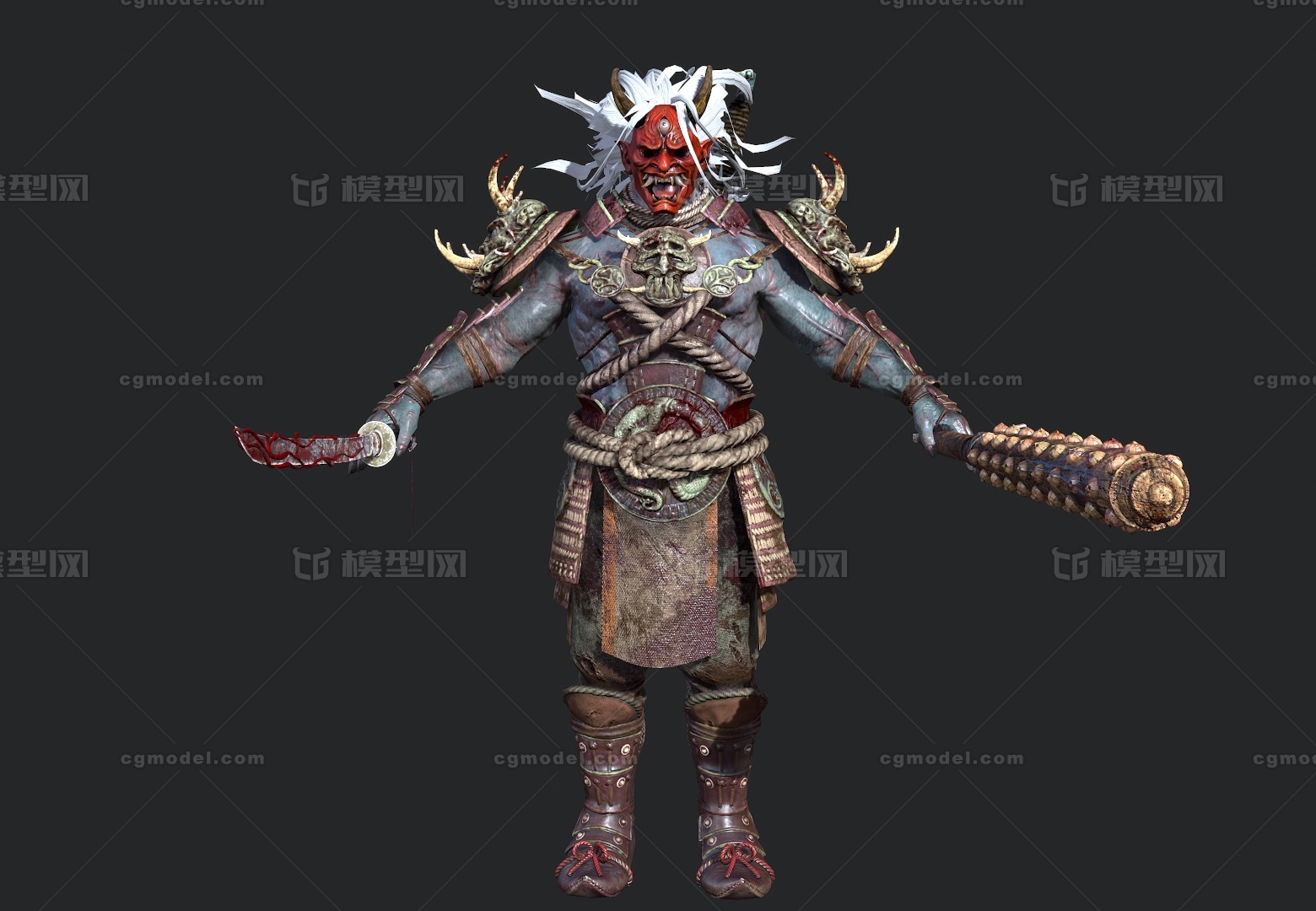 高 质量 鬼面武士【次世代】日本 恶魔 使者  妖魔武士