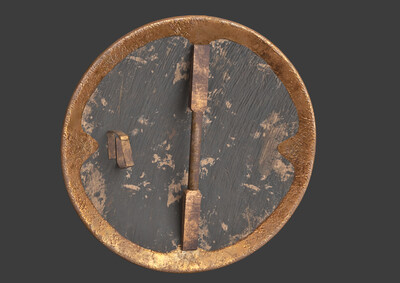 pbr次世代 盾牌 冷兵器时代 维京盾牌 防御装备 防护装备 欧式盾牌