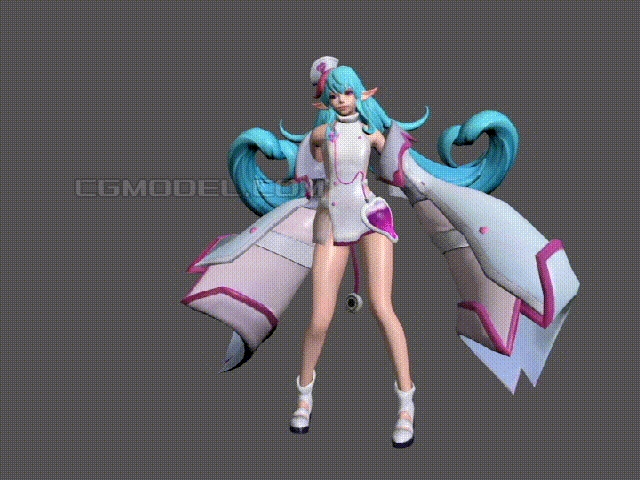 次世代少女 卡通少女 美女 二次元美少女_魔道传奇作品_人物女人_cg