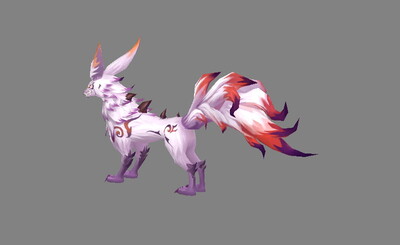 卡通 九尾狐妖 云狐妖灵 妖狐 狐狸精 狐狸怪物