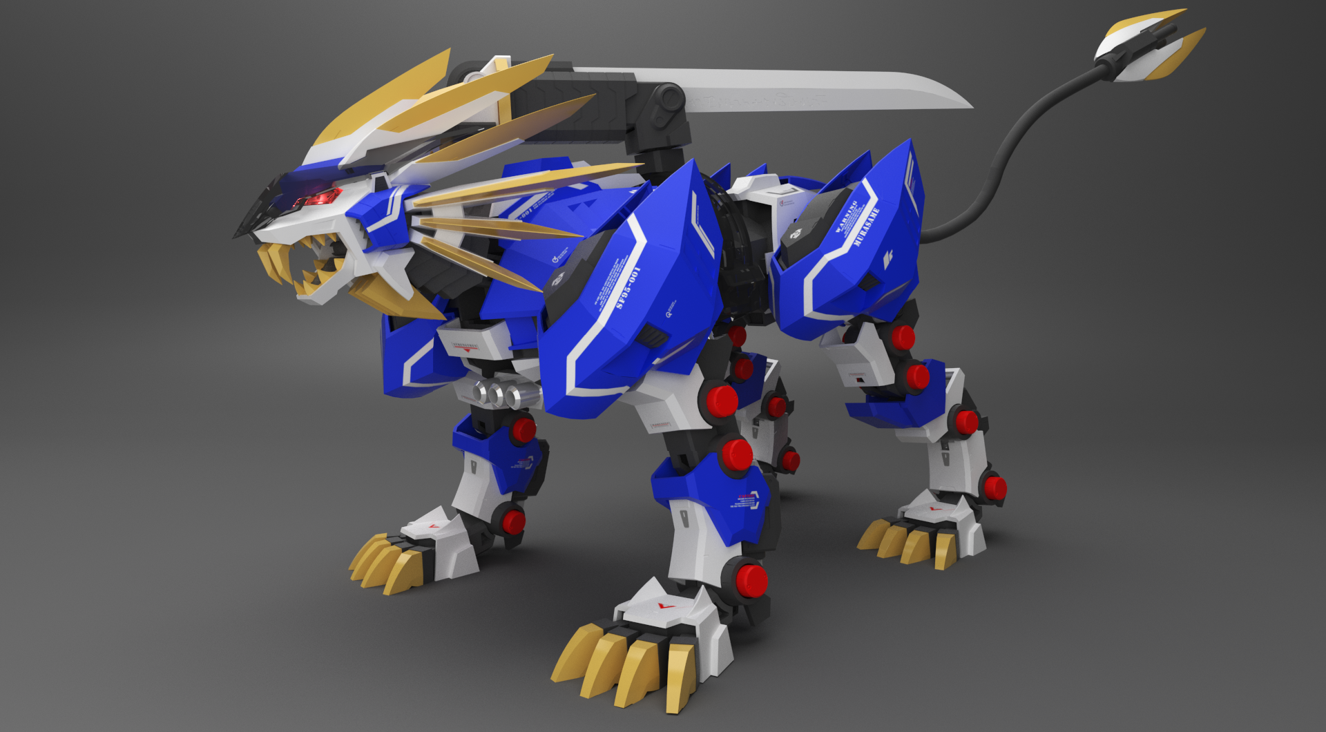 【村雨长牙狮】全模型展示