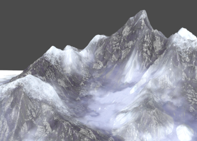 雪山 山坡 山脉 山峰 山系 山地 雪山 河流 湖泊 8k高清贴图