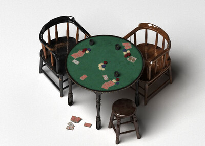 写实赌桌   赌台   桌椅    麻将桌   扑克桌   赌坊  赌牌   扑克