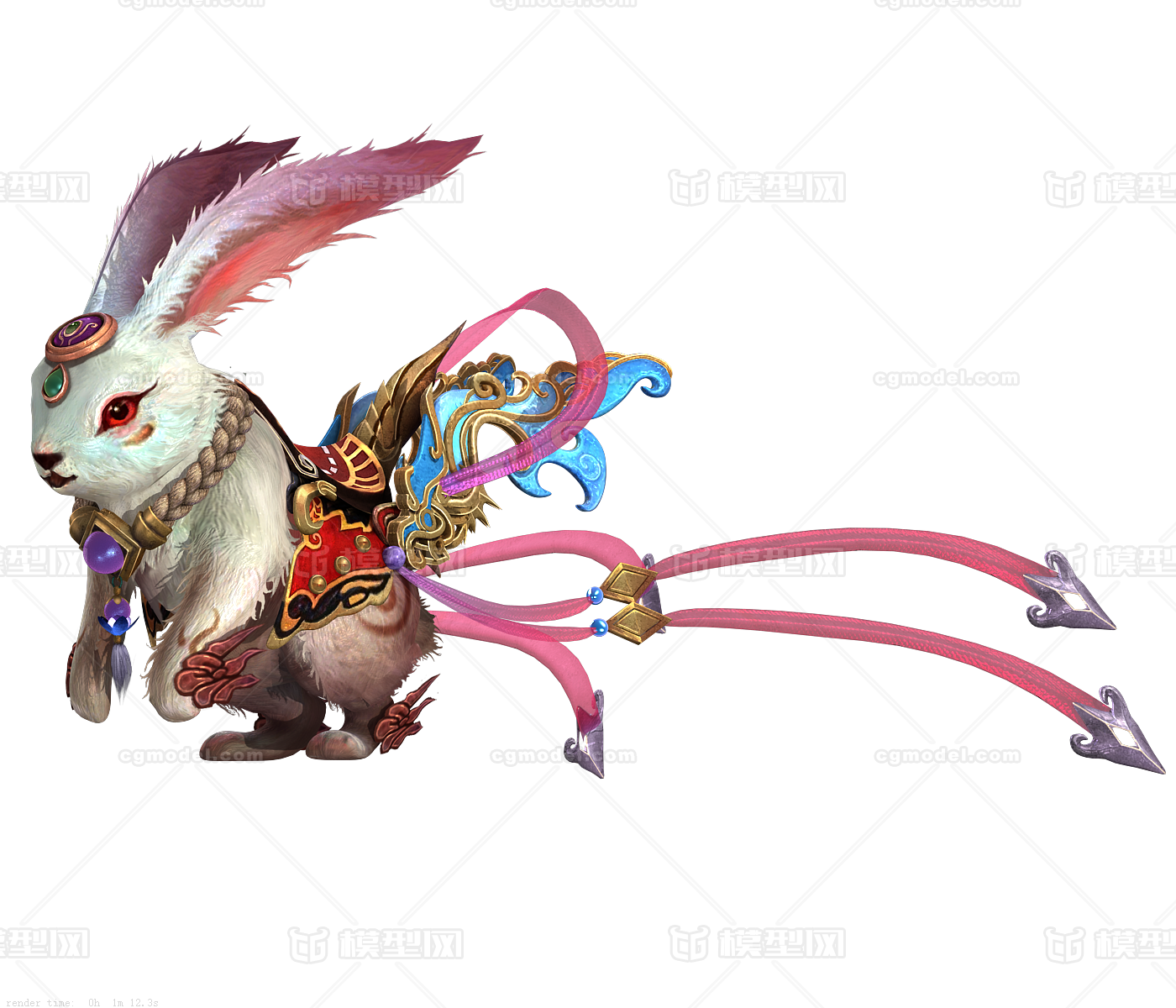 兔子,宠物,仙侠,小白兔,坐骑,灵鹿,神话,修仙,玉兔,长耳兔