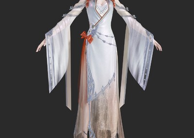 古装美女公主 汉服美女模型-女人模型库-3ds Max(.max)模型下载-cg模型网