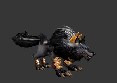 次世代黑狼影子狼狼王魔兽带动画