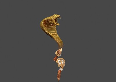 次世代蛇妖蛇头拐杖带动画