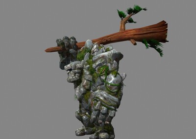 次世代石头人石怪巨石怪带动画