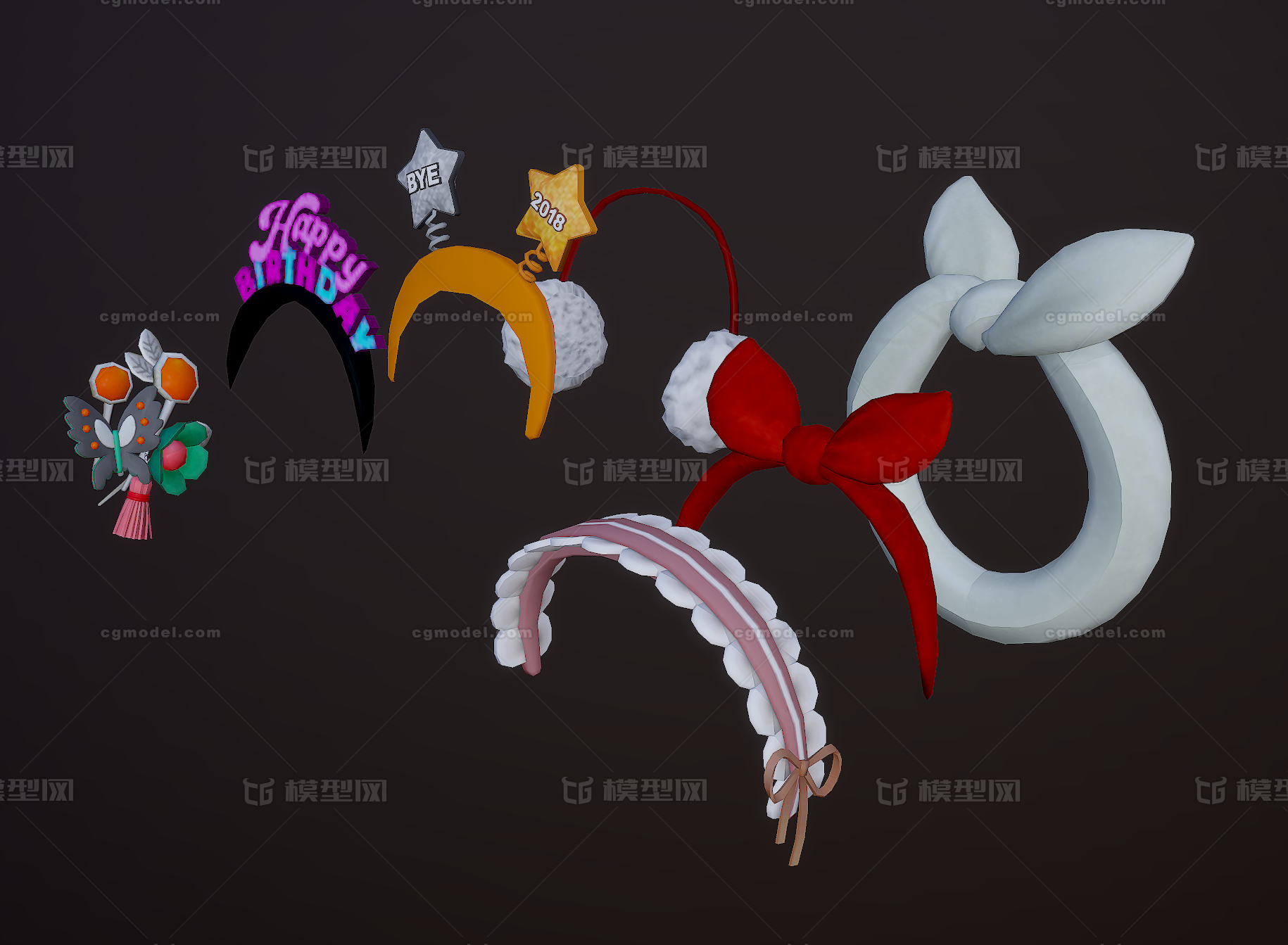 卡通q版可爱头饰发饰发簪发卡