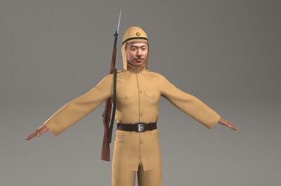二战日本兵人模型图片