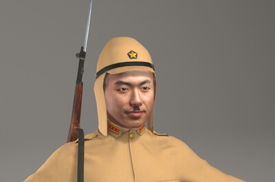 日本皇军发型图片