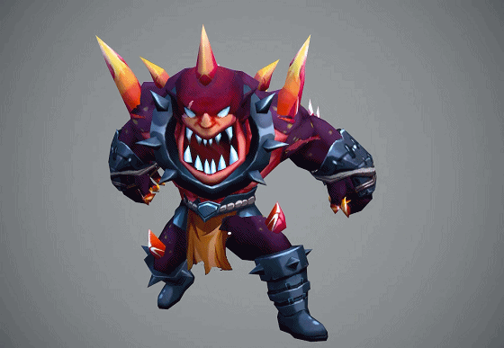 卡通 q版 怪物boss【10组动画】 山妖 monster 妖怪 恶魔 boss