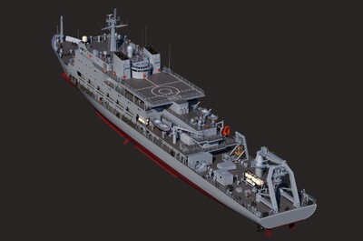 中国海军867长岛号援濳救生船