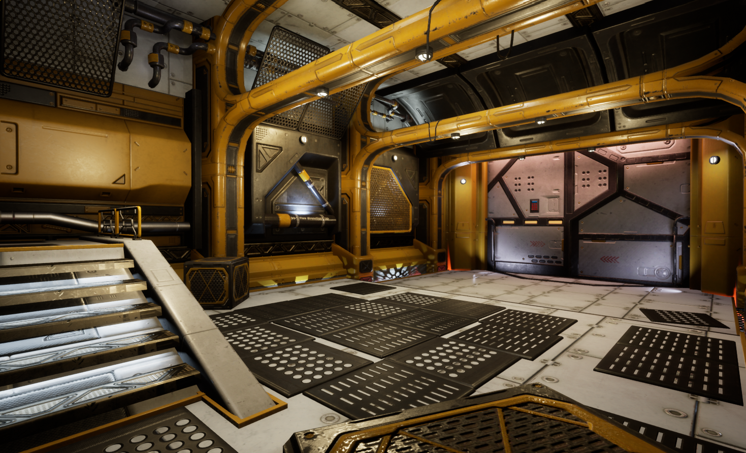 ue4科幻空间站场景 模型 - 场景/空间/建筑 - 作品模型 - CG模型网