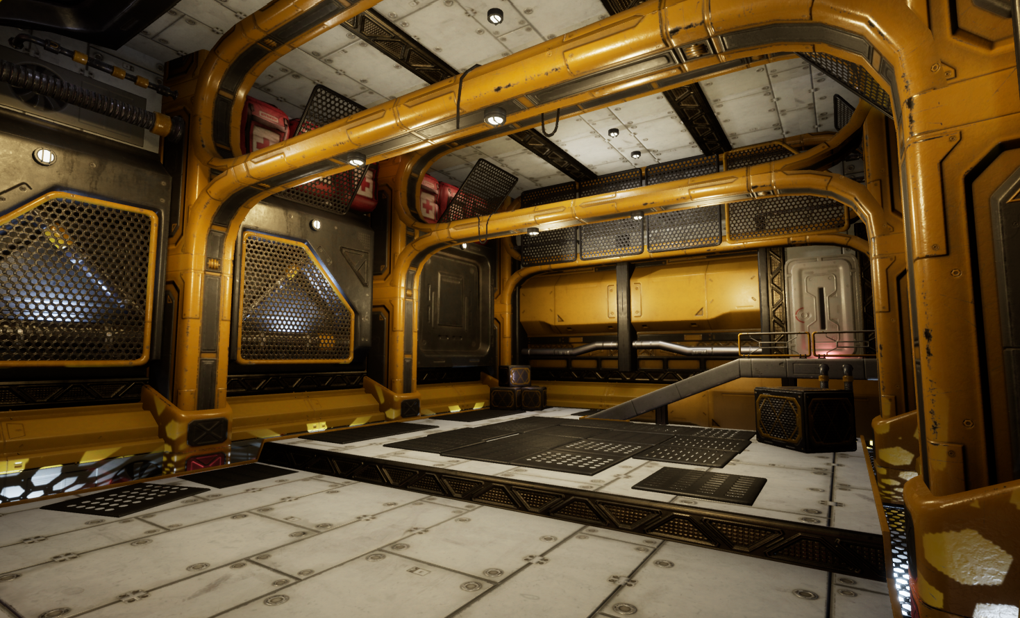 ue4科幻空间站场景 自己第一个完整的场景作品