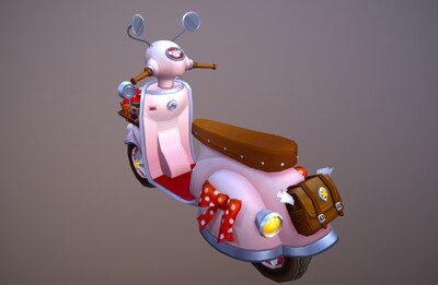卡通简模踏板车 mini摩托车 电动车  scooter
