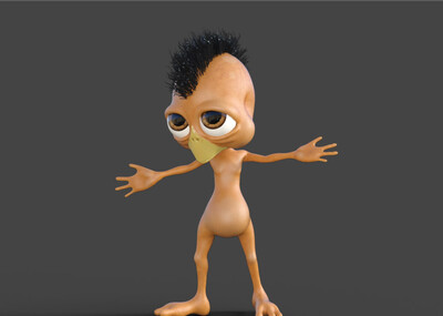 卡通小鸡流氓鸡外星生物可爱雏鸡