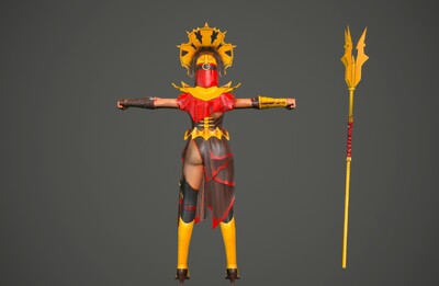 pbr 玛雅女祭司 女巫师 萨满 法师 witch