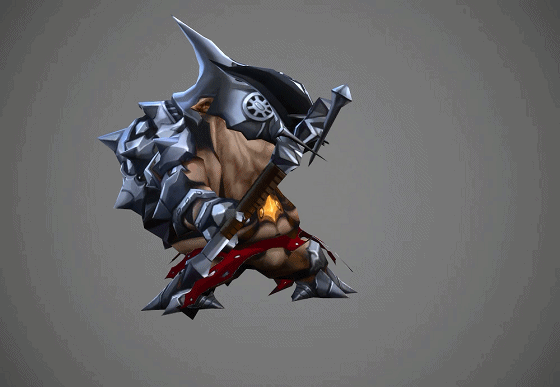 卡通 q版蛮牛勇士【8组动画】手绘 牛头怪 蛮牛怪物