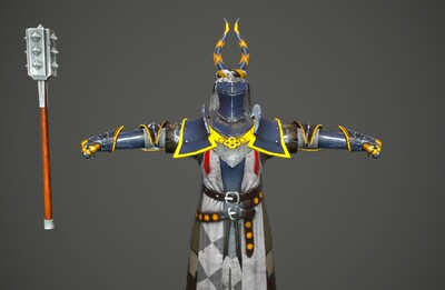 pbr 西方骑士 审判者 knight 次世代 简模 罪恶 执行者