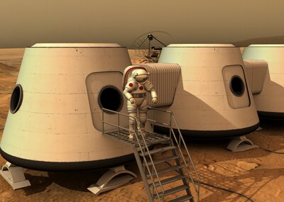 火星一号 任务基地 宇航员 太空舱_可乐雪碧作品_场景场景部件_cg模型