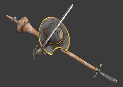 pbr次世代 骑士武器 骑士装备 中世纪装备 长枪 标枪 枪矛 骑士枪 冷