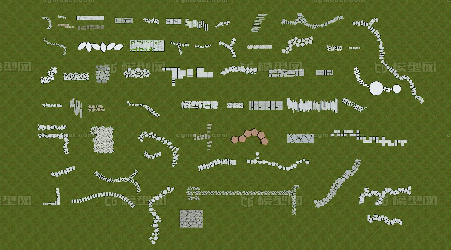 汀步 石道 矴步 庭院 石汀步 石头路 步汀石