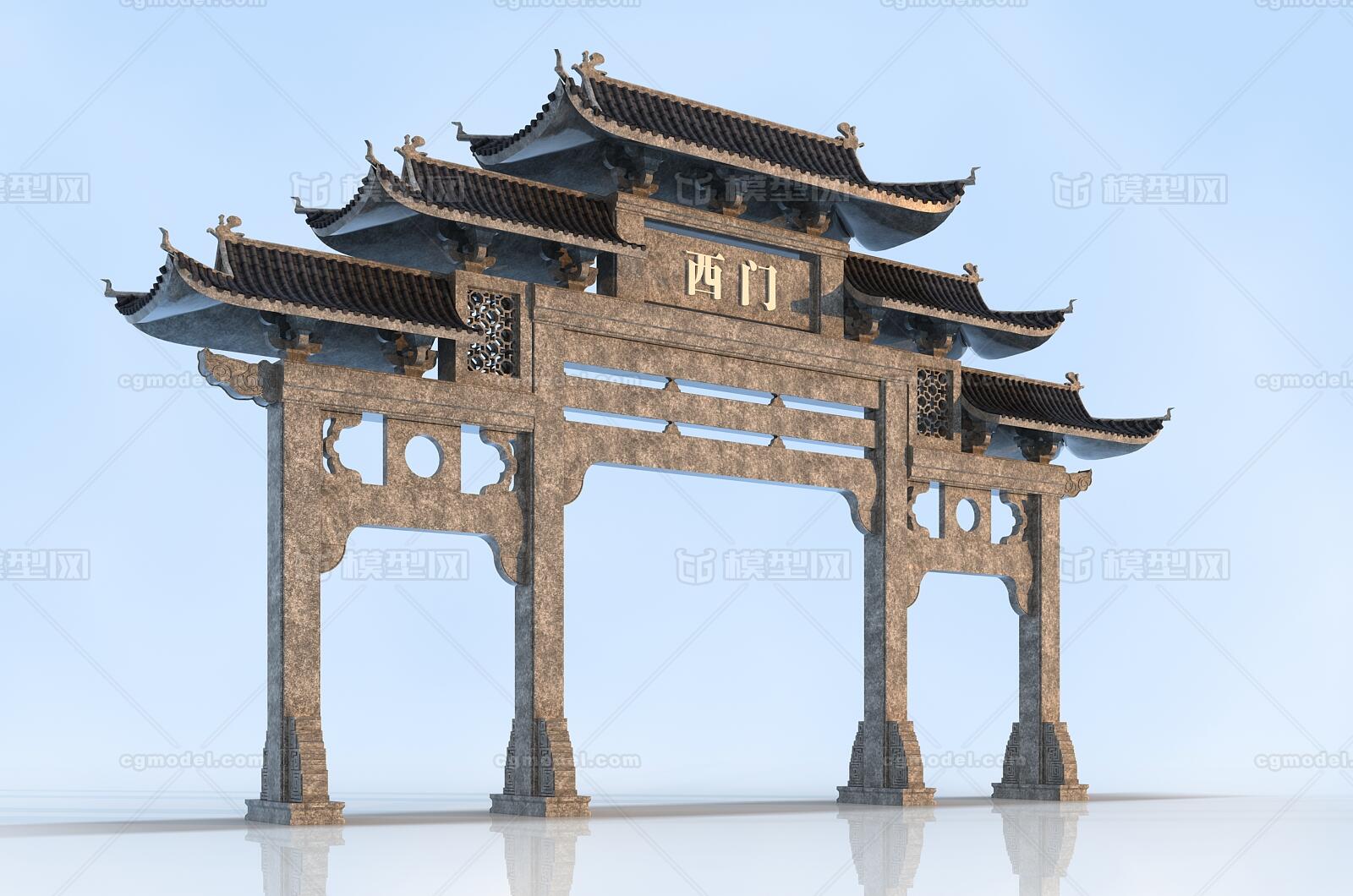 石牌坊,牌楼,大门