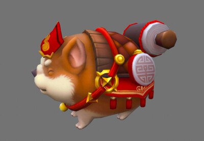 卡通  手绘 q版 柯基 坐骑 小狗 mount