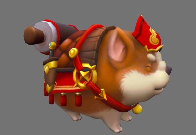 卡通  手绘 q版 柯基 坐骑 小狗 mount