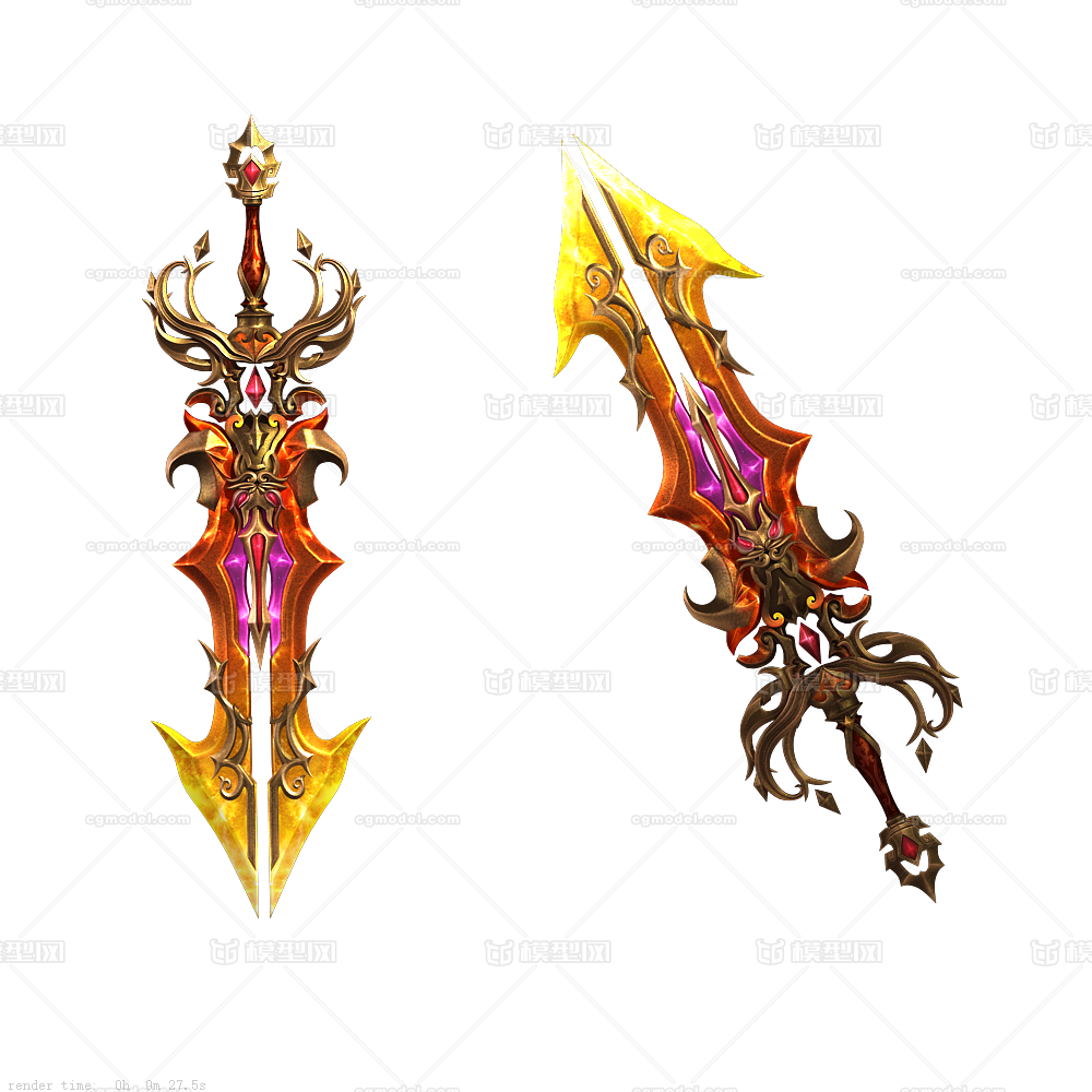 武器,倚天剑,神剑,兵器,仙侠武器,传奇武器,高模武器,三渲二武器,火龙