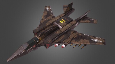 次世代 pbr 联邦战斗机f-79g 战斗机 战机 scifi 超音速 防空截击机