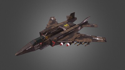 次世代 pbr 联邦战斗机f-79g 战斗机 战机 scifi 超音速 防空截击机