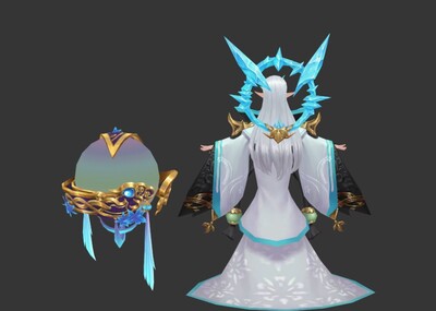 三渲二龙女龙珠中国风