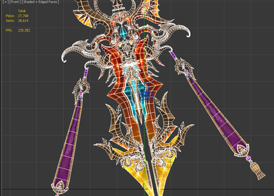 武器,倚天剑,神剑,兵器,仙侠武器,传奇武器,高模武器,三渲二武器,火龙